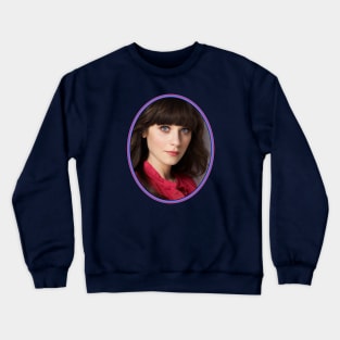 Zooey Deschanel: Quirky & Adorable Crewneck Sweatshirt